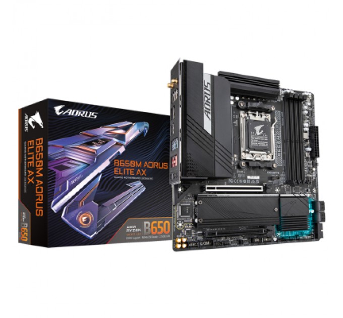 Материнська плата GIGABYTE B650M AORUS ELITE AX