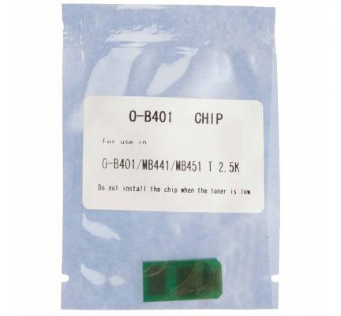 Чип для картриджа OKI B401/MB441/MB451 2.5К Black WWM (JYD-OKIB401T)