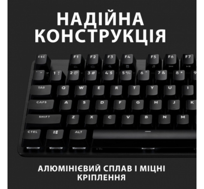 Клавіатура Logitech G413 TKL SE Mechanical Tactile Switch USB UA Black (920-010446)