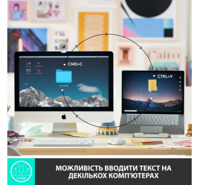 Клавіатура Logitech MX Keys Mini Wireless Illuminated UA Graphite (920-010498)