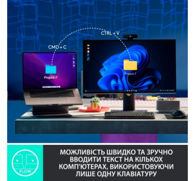 Клавіатура Logitech MX Mechanical Wireless Illuminated Performance UA Graphite (920-010759)