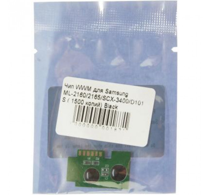 Чип для картриджа Samsung ML-2160/2165/SCX-3400/D101S 1.5К Black WWM (JYD-Sam101)