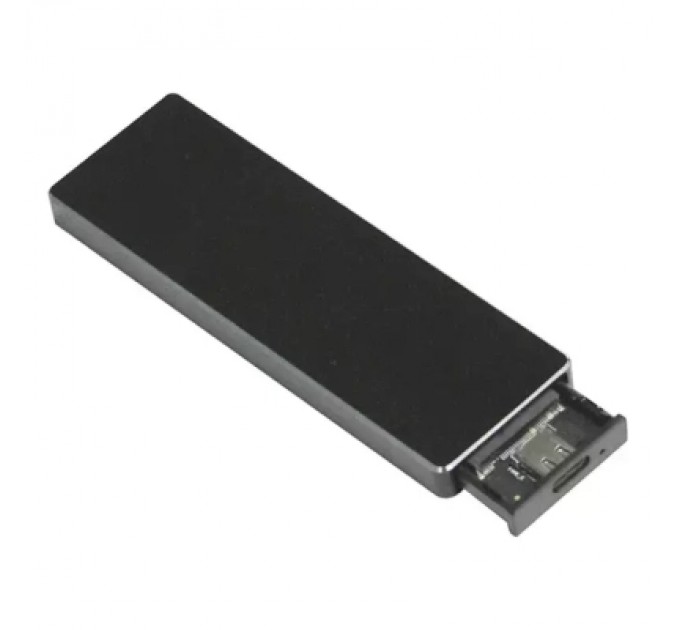 Кишеня зовнішня AgeStar M2 SATANVME metal black (31UBVS6C (Black))