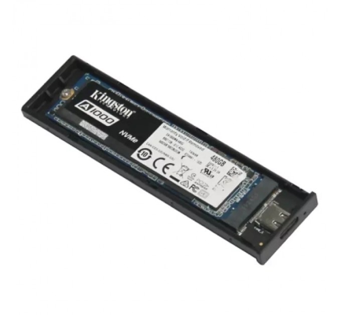 Кишеня зовнішня AgeStar M2 SATANVME metal black (31UBVS6C (Black))
