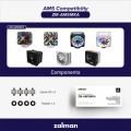 Zalman Установчий комплект Zalman AM5 ZM-AM5MKA, CNPS10X PERFORMA BLACK/WHITE, CNPS10X PERFORM (ZM-AM5MKA)