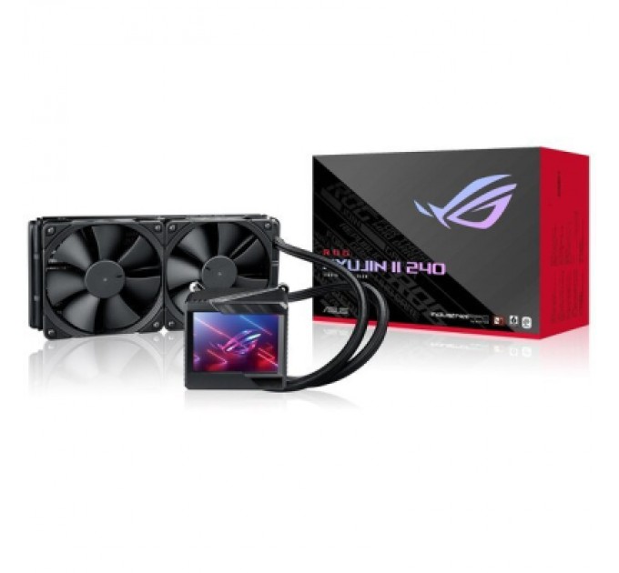 Система рідинного охолодження ASUS ROG RYUJIN II 240 LGA 115x,1700, 2011, 2011-3, 2066AMD AM4, TR4* OLED-дисплей вентил (90RC00A0-M0UAY0)