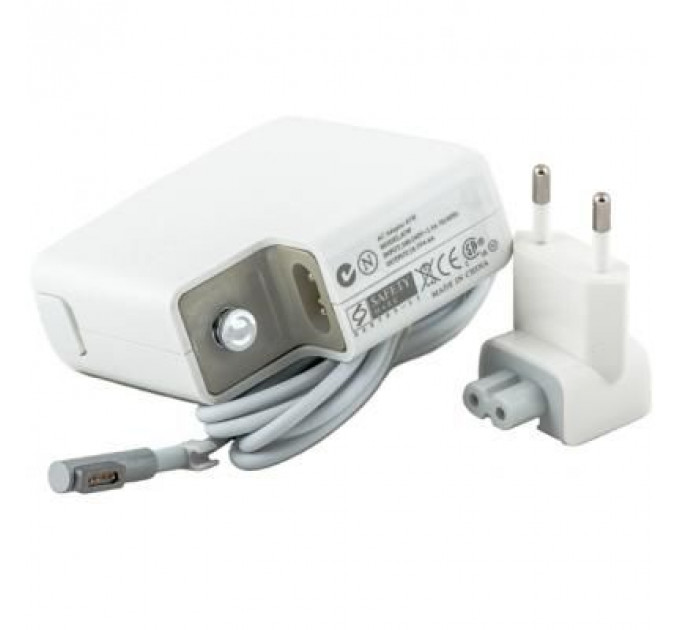 Блок живлення до ноутбуку PowerPlant APPLE 220V, 18.5V 85W 4.6A (Magnet tip) (AP85EMAG)
