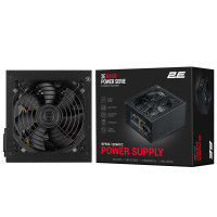 Блок живлення 2E BASIC POWER (500W), 80, 120mm, 1xMB 24pin(20+4), 1xCPU 8pin(4+4), 3xMolex, 4xSATA, 2xPCIe 8pin( (2E-BP500-120APFC)