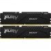 Kingston Fury (ex.HyperX) Модуль пам'яті для комп'ютера DDR5 64GB (2x32GB) 5600 MHz FURY Beast Black Kingston Fury (ex.HyperX) (KF556C40BBK2-64)
