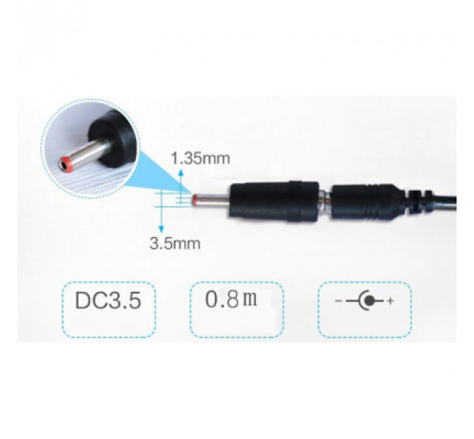Кабель живлення USB 5V to DC 9V/12V 5.5*2.1/3,5*1,35 mm Dynamode (KWS-912V)