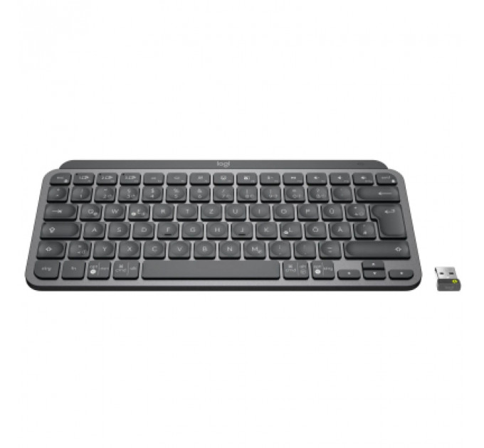 Клавіатура Logitech MX Keys Mini For Business Wireless Illuminated UA Graphite (920-010608)