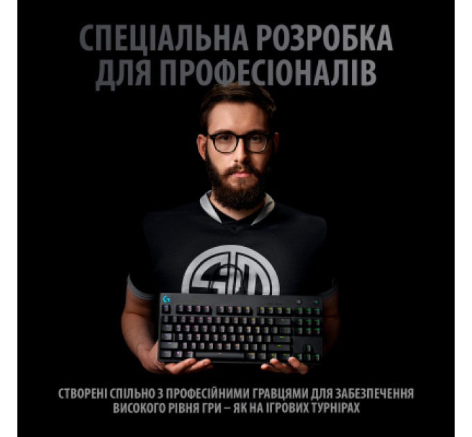 Клавіатура Logitech G PRO Mechanical Gaming USB UA Black (920-009392)