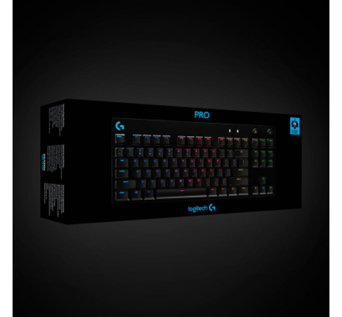 Клавіатура Logitech G PRO Mechanical Gaming USB UA Black (920-009392)