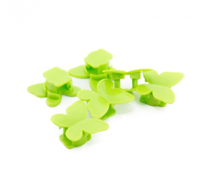Тримач для кабелю Extradigital CC-948 Cable Clips butterfly, Green (KBC1713)