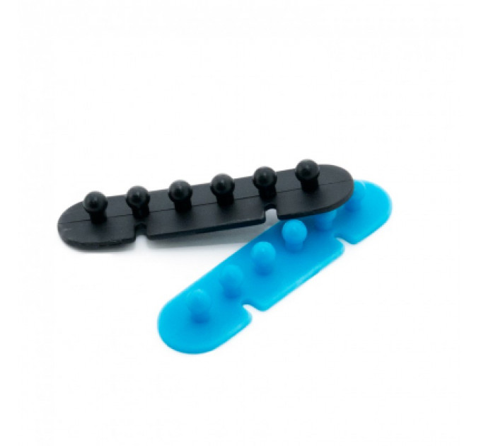 Тримач для кабелю Extradigital CC-595 Cable Clips, Black/Blue (KBC1725)