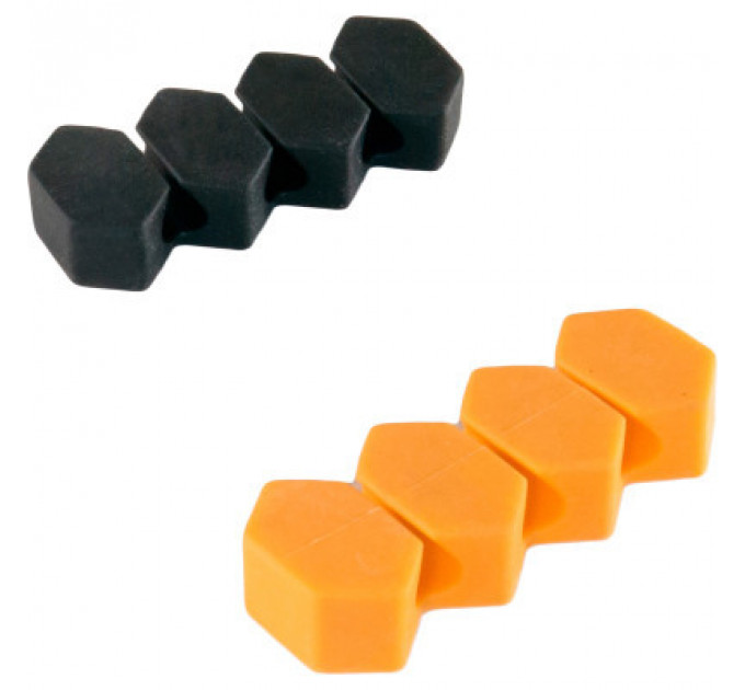 Тримач для кабелю Extradigital CC-963 Cable Clips, Black/Orange (KBC1804)
