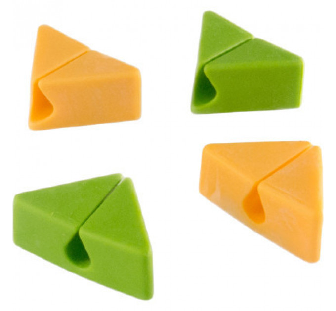 Тримач для кабелю Extradigital CC-965 Cable Clips, Green/Orange (KBC1802)