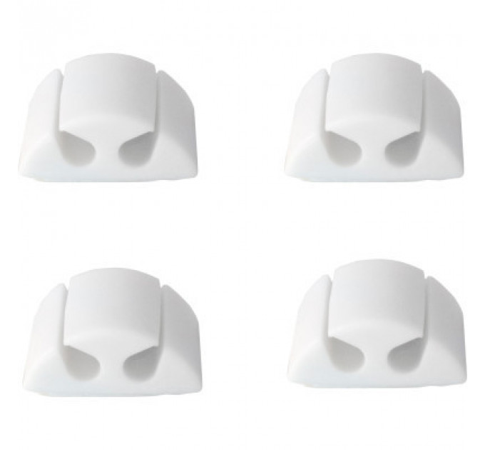 Тримач для кабелю Extradigital CC-966 Cable Clips, White (KBC1883)