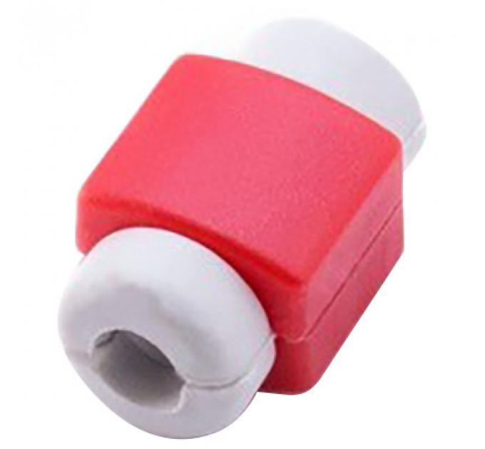 Тримач для кабелю Extradigital Cable Clips Savior for Aplle iPhone, захист від заломів, Red (KBC1738)