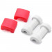 Тримач для кабелю Extradigital Cable Clips Savior for Aplle iPhone, захист від заломів, Red (KBC1738)