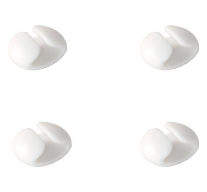 Тримач для кабелю Extradigital CC-969 Cable Clips, White (KBC1809)
