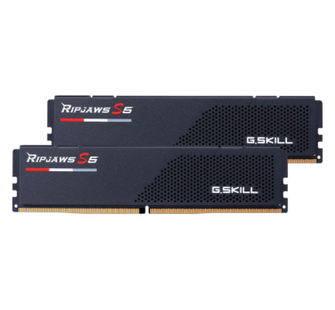 G.Skill Модуль пам'яті для комп'ютера DDR5 32GB (2x16GB) 6400 MHz Ripjaws S5 Black G.Skill (F5-6400J3239G16GX2-RS5K)