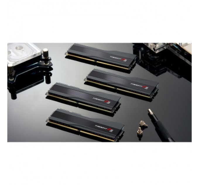 G.Skill Модуль пам'яті для комп'ютера DDR5 64GB (2x32GB) 6000 MHz Trident Z5 RGB G.Skill (F5-6000J3238G32GX2-TZ5RK)