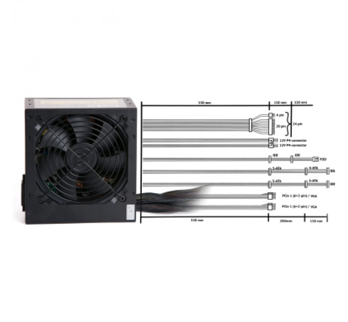 Vinga Блок живлення Vinga 500W (VPS-500PV2)