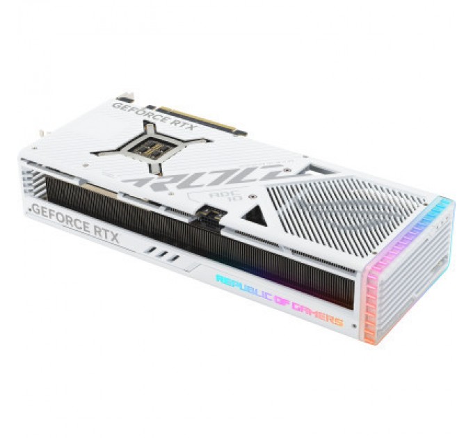 ASUS Відеокарта ASUS GeForce RTX4090 24GB ROG STRIX WHITE OC (ROG-STRIX-RTX4090-O24G-WHITE)