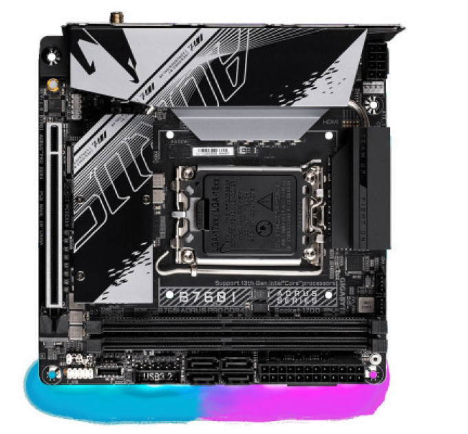 GIGABYTE Материнська плата GIGABYTE B760I AORUS PRO DDR4