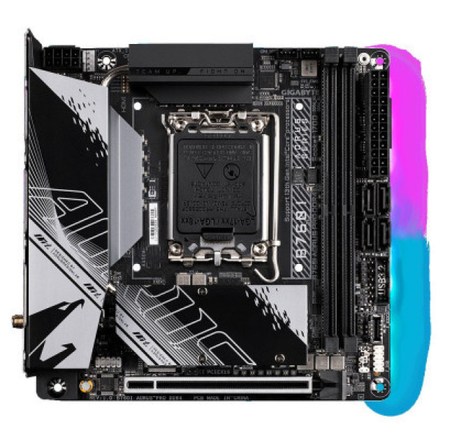 GIGABYTE Материнська плата GIGABYTE B760I AORUS PRO DDR4