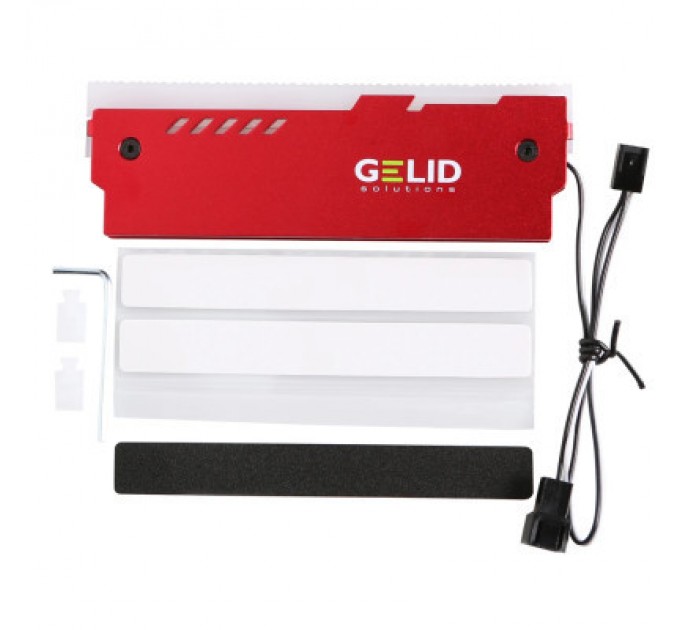 Охолодження для пам'яті Gelid Solutions Lumen RGB RAM Memory Cooling Red (GZ-RGB-02)