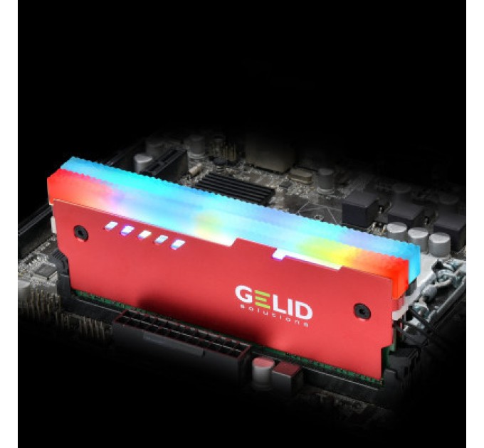 Охолодження для пам'яті Gelid Solutions Lumen RGB RAM Memory Cooling Red (GZ-RGB-02)