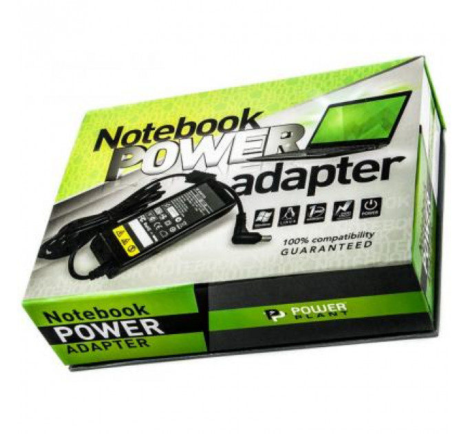 Блок живлення до ноутбуку PowerPlant ASUS 220V, 40W, 19V 2.1A (2.3*0.7) (AS40F2307)
