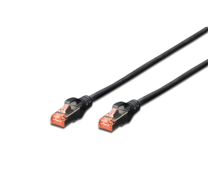 Digitus Патч-корд 2м, SFTP, cat.6, AWG 27/7, CU, LSZH, black Digitus (DK-1644-020/BL)