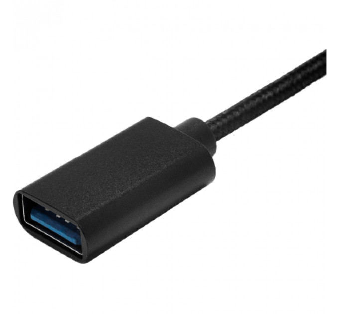Перехідник OTG AC-150 2in1 USB 3.0 - MicroUSB USB Type-C Black XoKo (AC-150-BK)