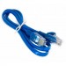 Extradigital Патч-корд 0.5м, UTP, cat.5e, CCA, blue Extradigital (KBP1765)
