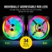 Corsair Кулер до корпусу Corsair QL Series, QL140 RGB, 140mm RGB LED Fan (CO-9050100-WW)