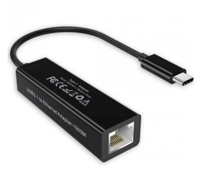 Адаптер USB-C to Gigabit Ethernet Choetech (HUB-R01)