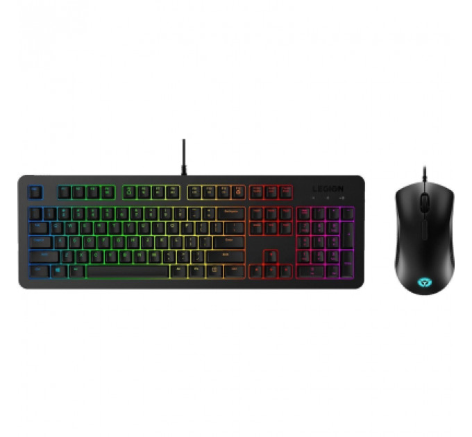 Комплект Lenovo Legion KM300 RGB UA USB Black (GX31L16652)