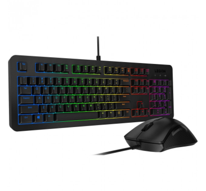 Комплект Lenovo Legion KM300 RGB UA USB Black (GX31L16652)