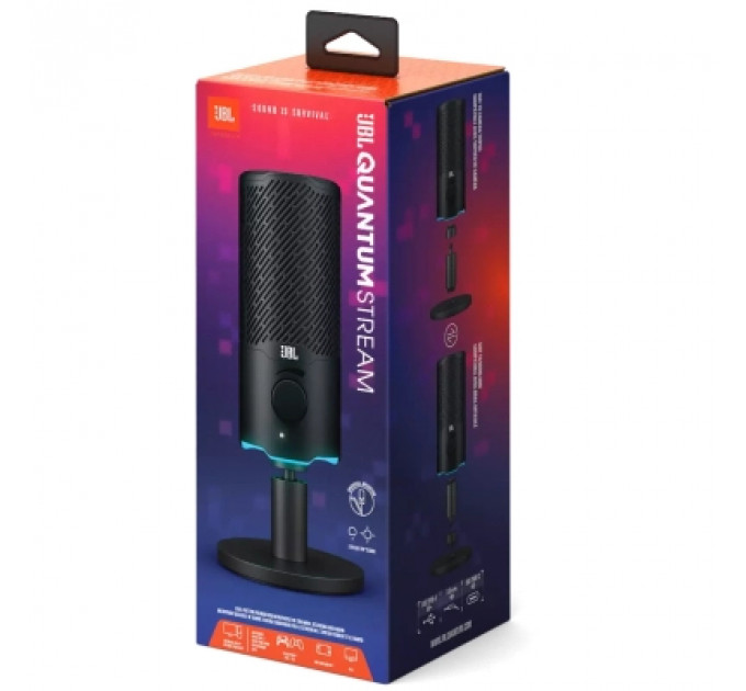 Мікрофон JBL Quantum Stream (JBLQSTREAMBLK)