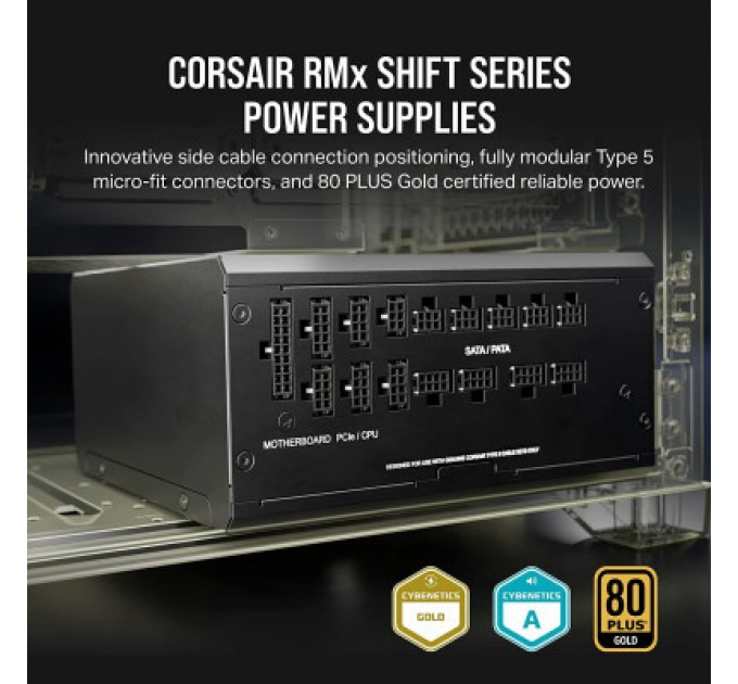 Corsair Блок живлення Corsair 750W RM750x Shift PCIE5 (CP-9020251-EU)
