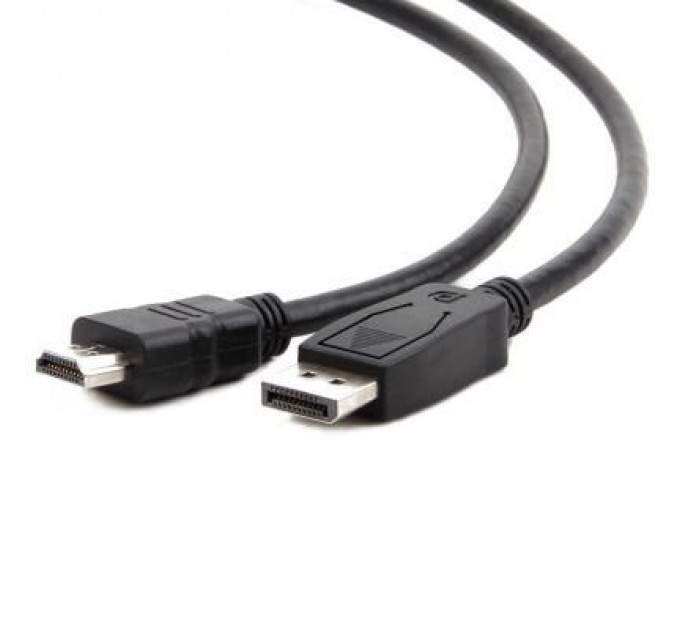 Кабель мультимедійний Display Port to HDMI 1.0m Cablexpert (CC-DP-HDMI-1M)
