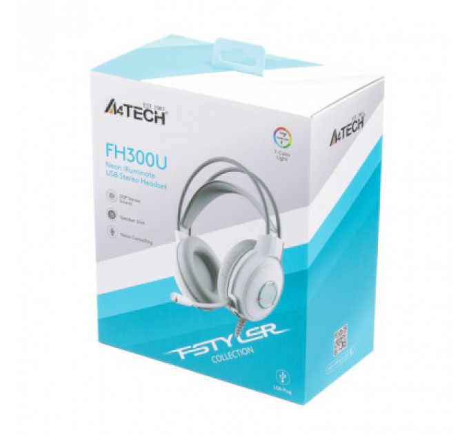 Навушники A4Tech FH300U White