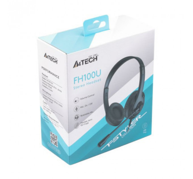 Навушники A4Tech FH100U Stone Black