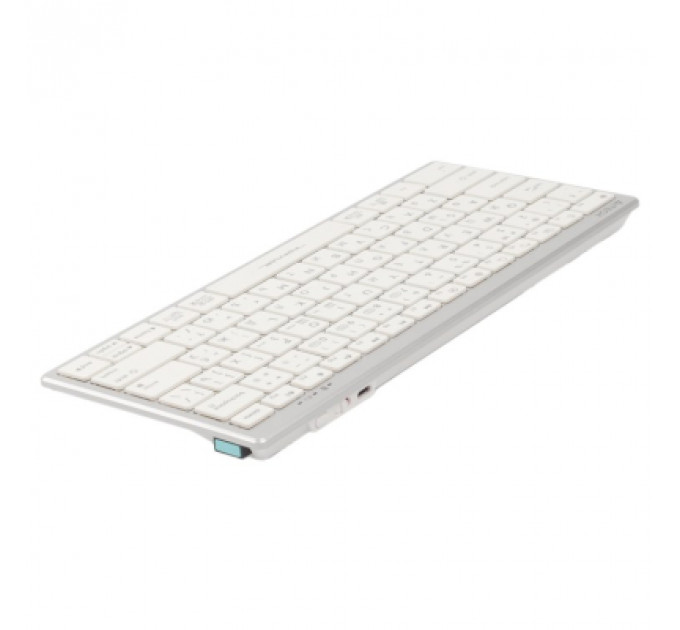 Клавіатура A4Tech FBX51C Wireless/Bluetooth White (FBX51C White)