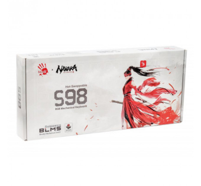 Клавіатура A4Tech Bloody S98 RGB Red Switch USB Naraka (Bloody S98 Naraka)