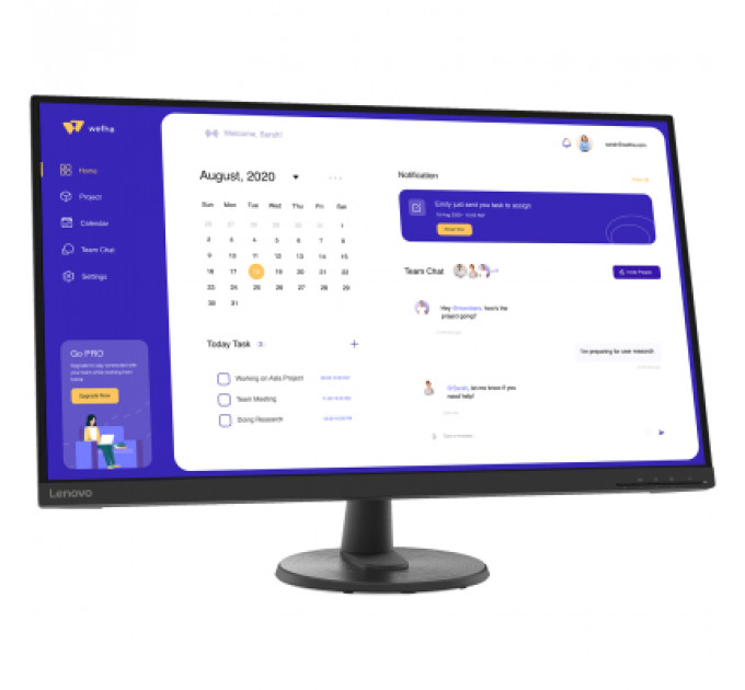 Монітор Lenovo C32u-40 (63DAGAT2UA)