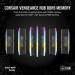 Corsair Модуль пам'яті для комп'ютера DDR5 32GB (2x16GB) 5200 MHz Vengeance RGB Corsair (CMH32GX5M2B5200C40)